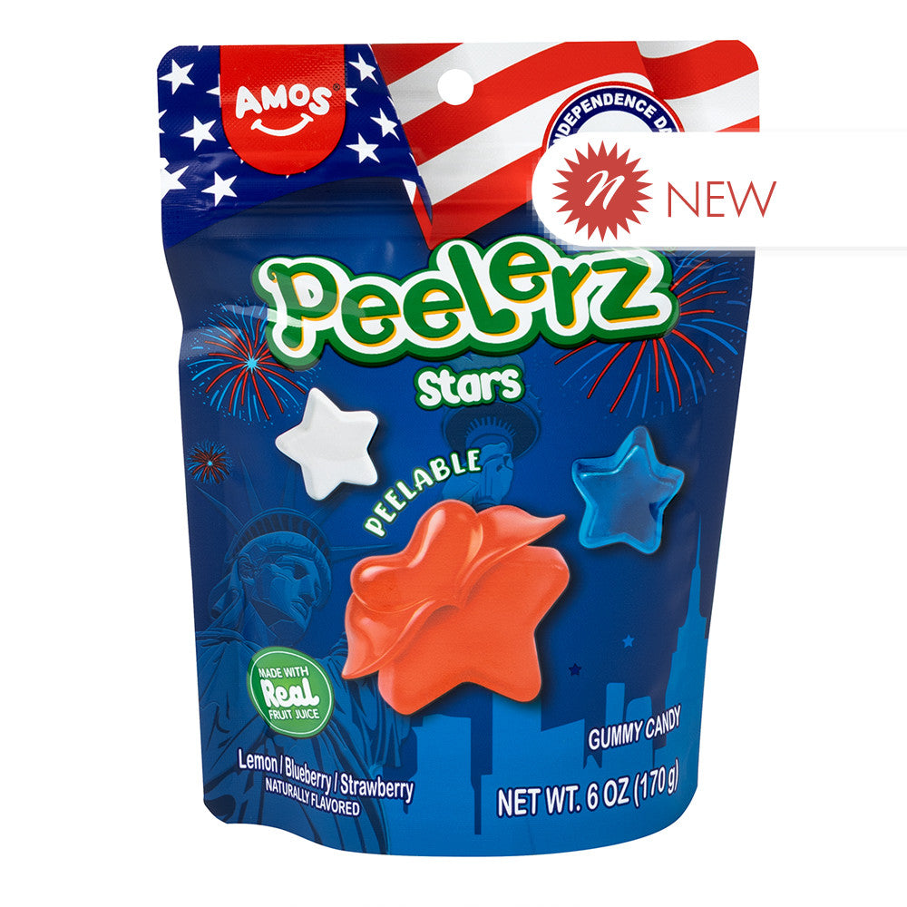 Wholesale Peelerz Gummy Stars 6 Oz Bag- Bulk