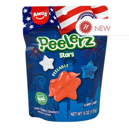 Wholesale Peelerz Gummy Stars 6 Oz Bag- Bulk