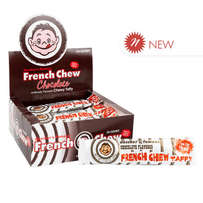 Wholesale French Chew Chocolate Taffy Bar 1.62 Oz- Bulk