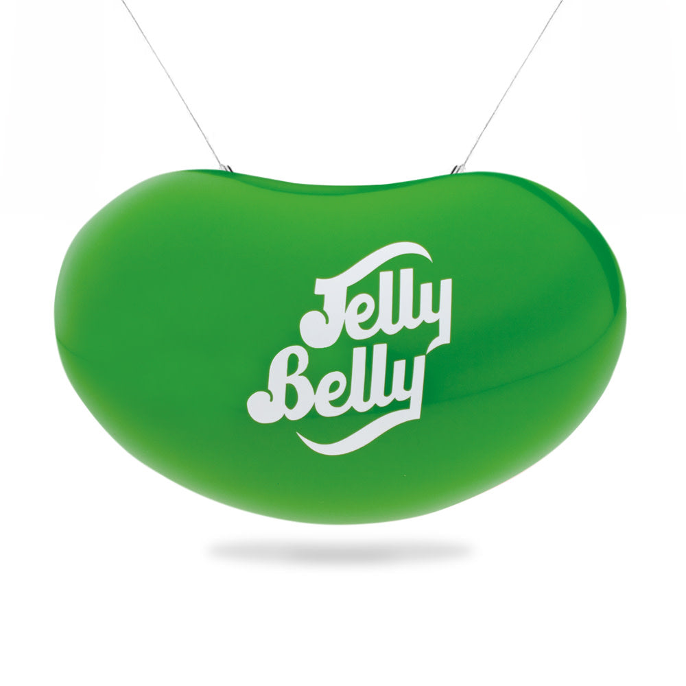 Wholesale Jelly Belly 15” 3D Hanging Bean Green- Bulk