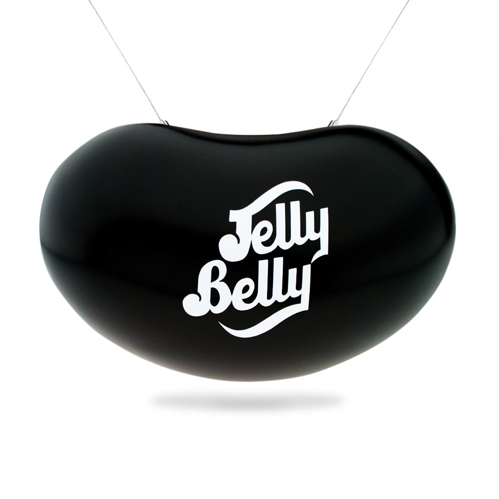 Wholesale Jelly Belly 15” 3D Hanging Bean Black- Bulk