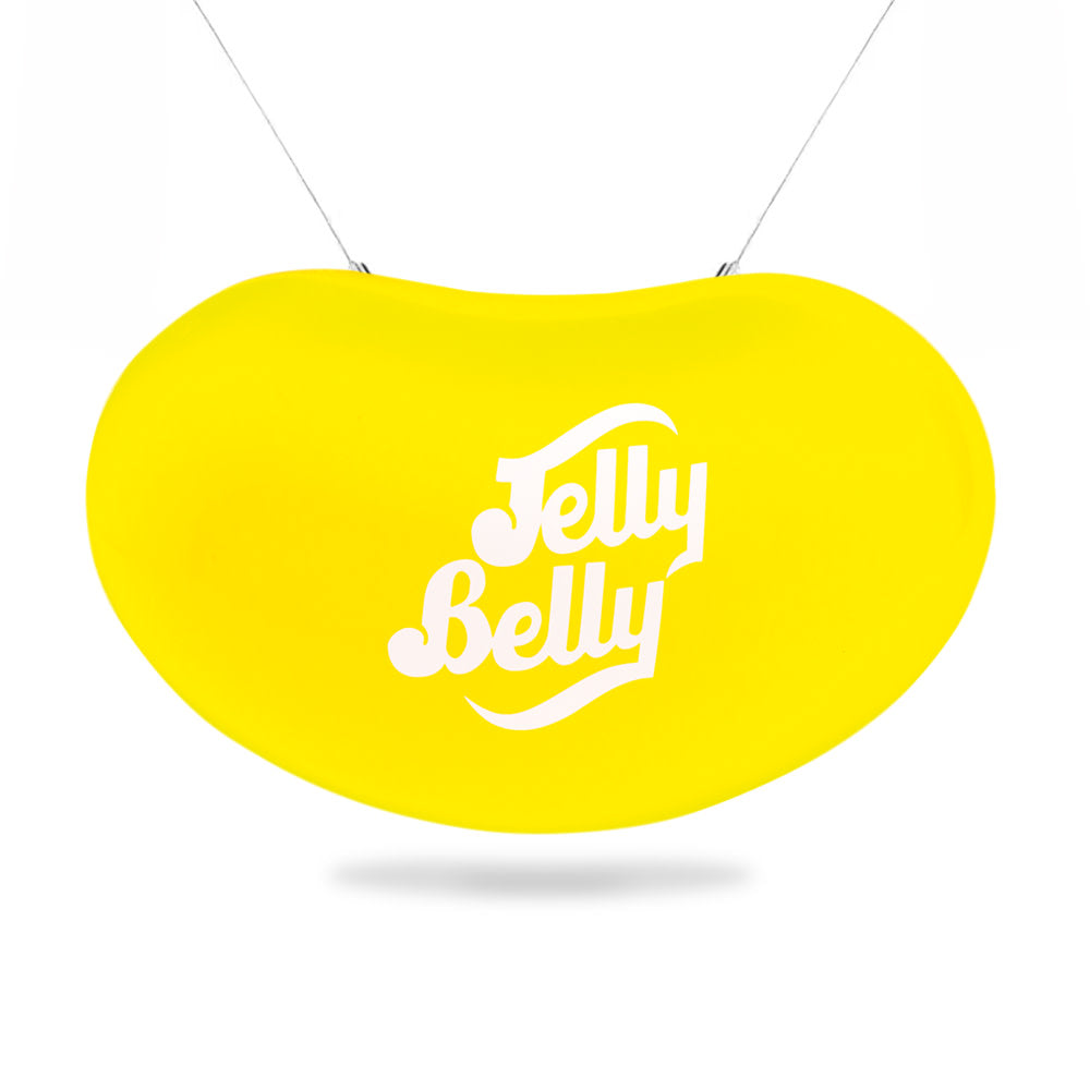Wholesale Jelly Belly 15” 3D Hanging Bean Yellow- Bulk
