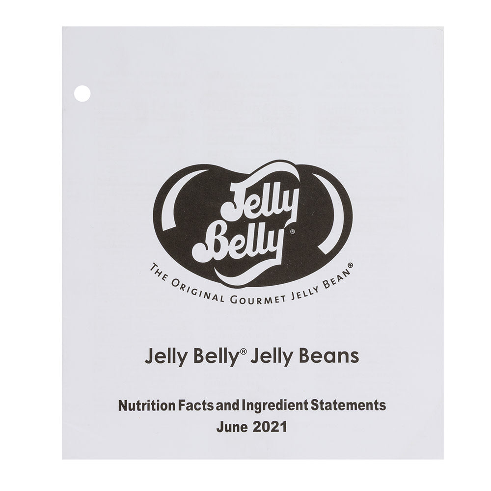 Wholesale Jelly Belly Jelly Beans Nutrition Facts Booklet- Bulk