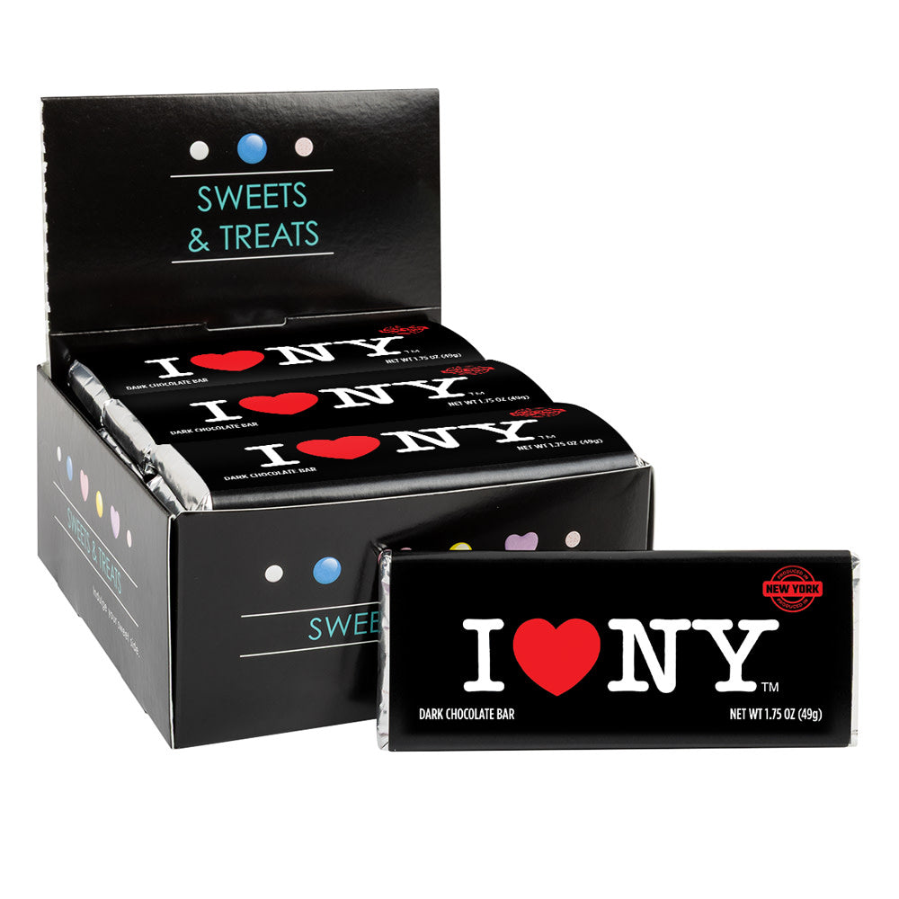 Wholesale MoMints I Love Ny Dark Chocolate 1.75 Oz Bar- Bulk