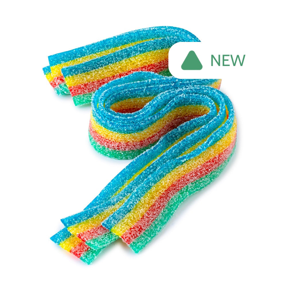 Wholesale Sour Power Quattro Rainbow Sour Belts- Bulk