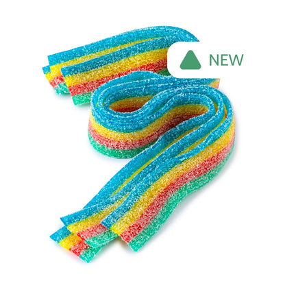 Wholesale Sour Power Quattro Rainbow Sour Belts- Bulk