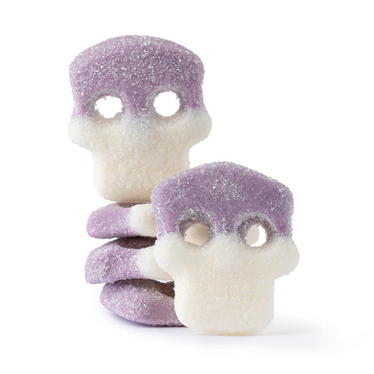 Wholesale Swedish Style Skulls Sour Grape- Bulk