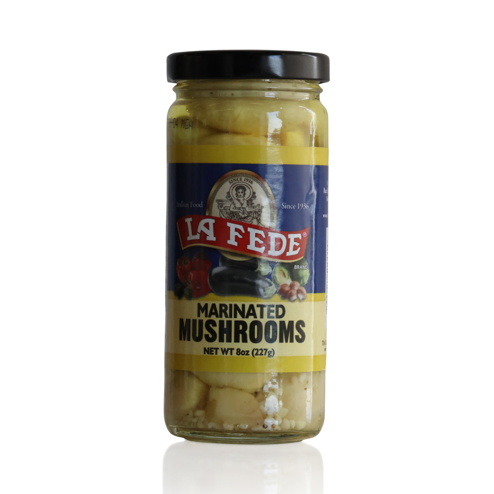Wholesale La Fede Marinated Mushrooms | 8 oz- Bulk