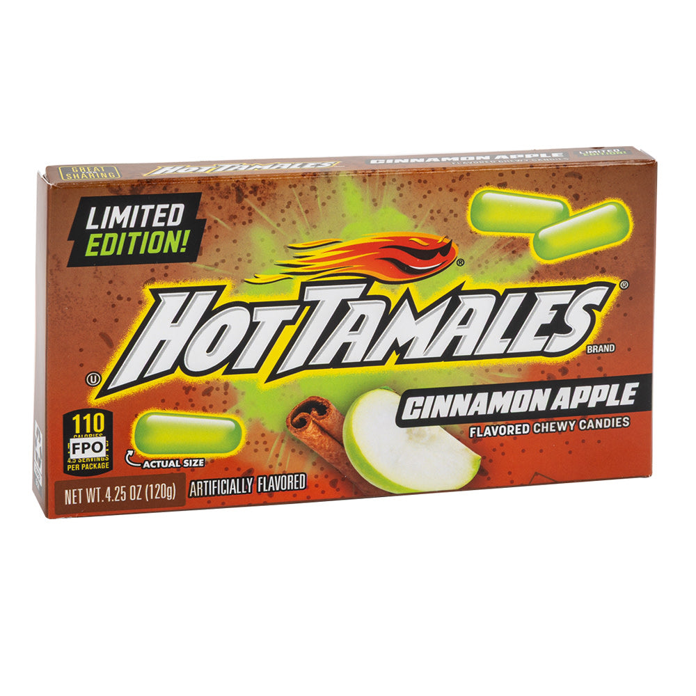 Wholesale Hot Tamales Cinnamon Apple 4.25 Oz Theater Box- Bulk