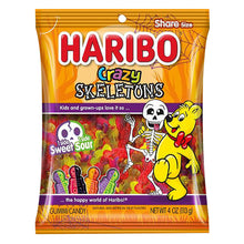 Wholesale Haribo Crazy Skeletons 4 Oz Peg Bag- Bulk