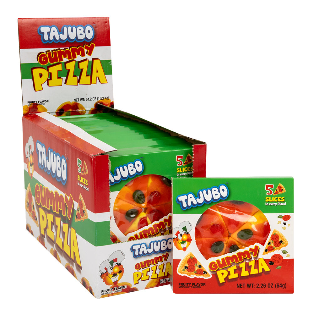 Wholesale Tajubo Gummy Pizza 2.26 Oz- Bulk