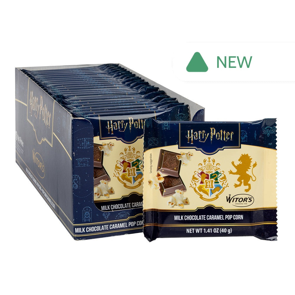Wholesale Harry Potter Milk Chocolate Caramel Popcorn Bar 1.41 Oz- Bulk
