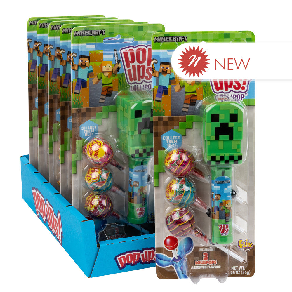 Wholesale Pop Ups Minecraft 1.26 Oz Blister Pack- Bulk