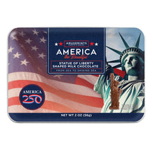 Wholesale MoMints America 250 Statue Of Liberty Milk Chocolate Minis 2 Oz Tin- Bulk