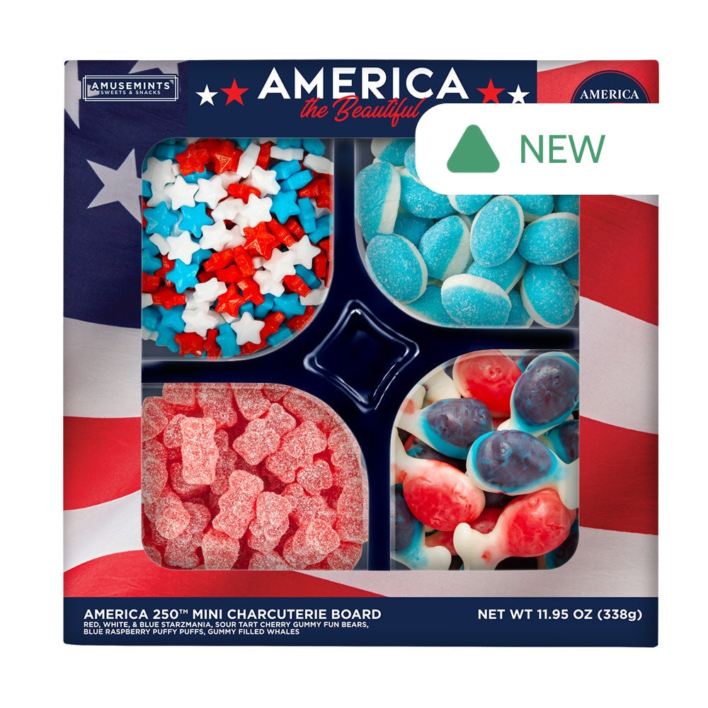 Wholesale MoMints America 250 Charcuterie Board 11.95 Oz Box- Bulk