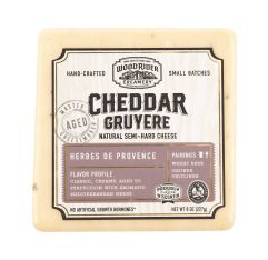 Wholesale Wood River Creamery Herbes De Provence Cheddar Gruyere Cuts 8 Oz- Bulk