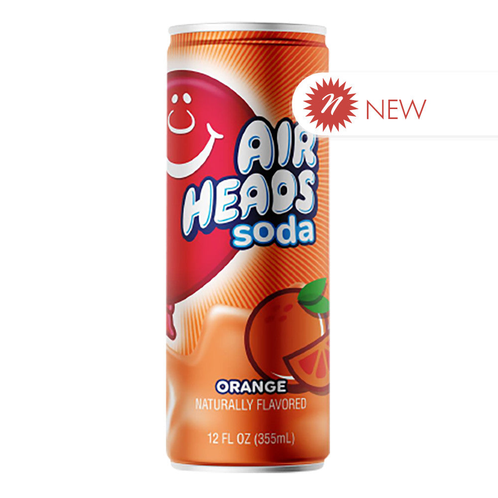 Wholesale Airheads Orange Soda 12 Oz Can- Bulk