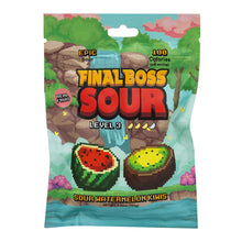 Wholesale Final Boss Sour Level 3 Sour Watermelon Kiwis 3.5 Oz Peg Bag- Bulk