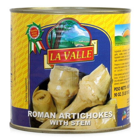 Wholesale La Valle Case Artichoke With Stem In Oil- Bulk