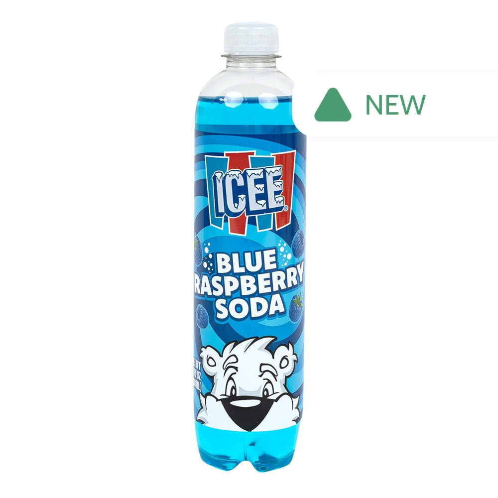 Wholesale Icee Blue Raspberry Soda 17 Oz Bottle- Bulk