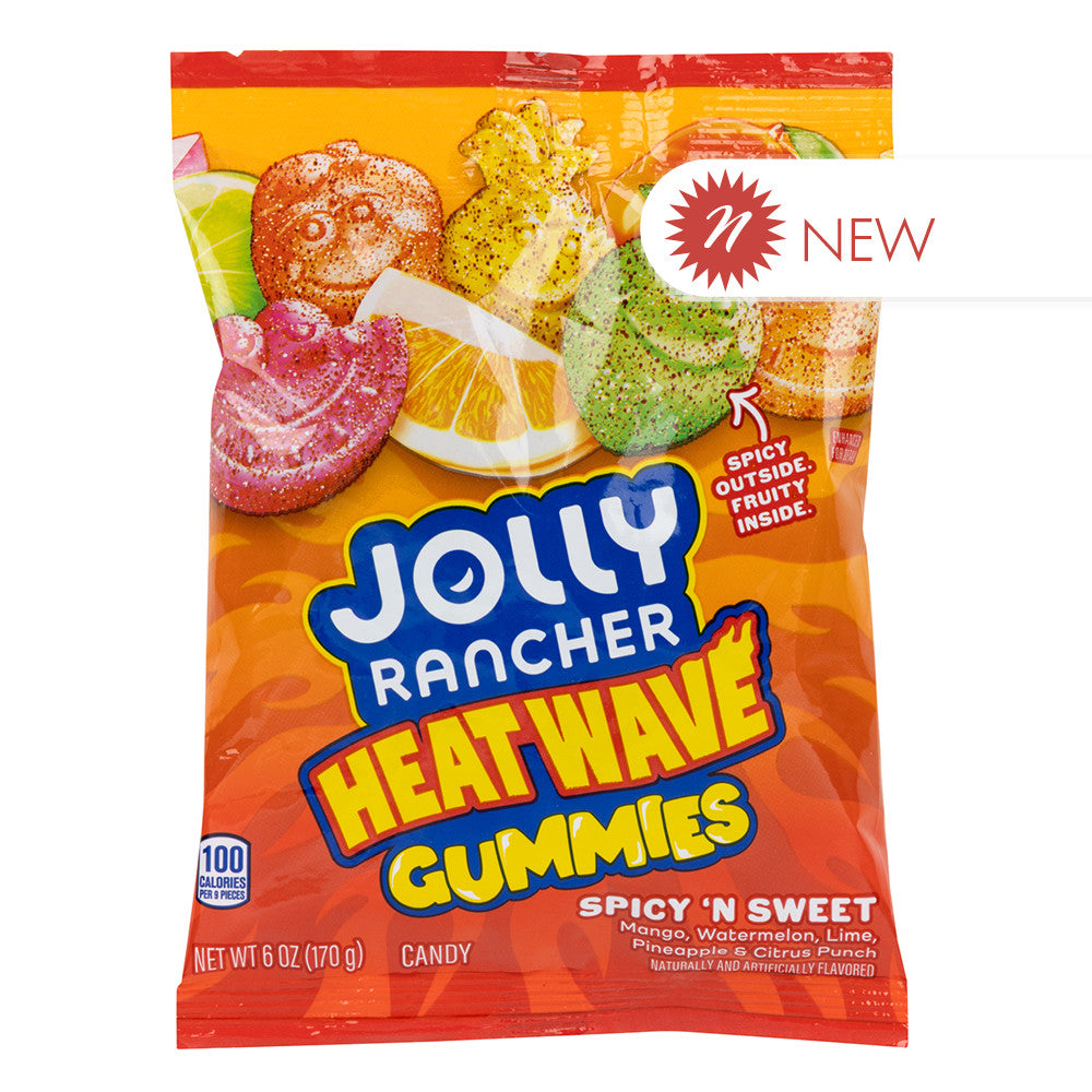 Jolly Rancher Heat Wave Gummies 6 Oz Peg Bag