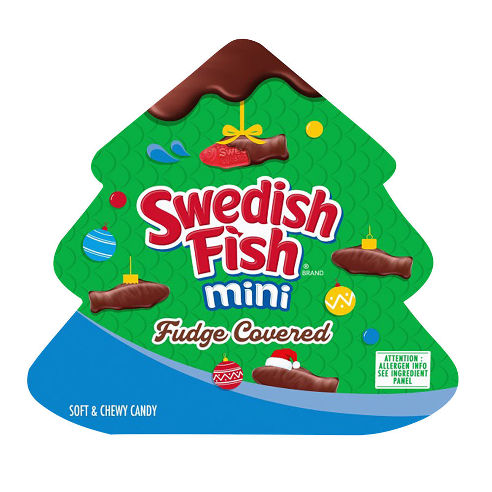 Wholesale Swedish Fish Mini Fudge Covered Tree 3.17 Oz Box- Bulk