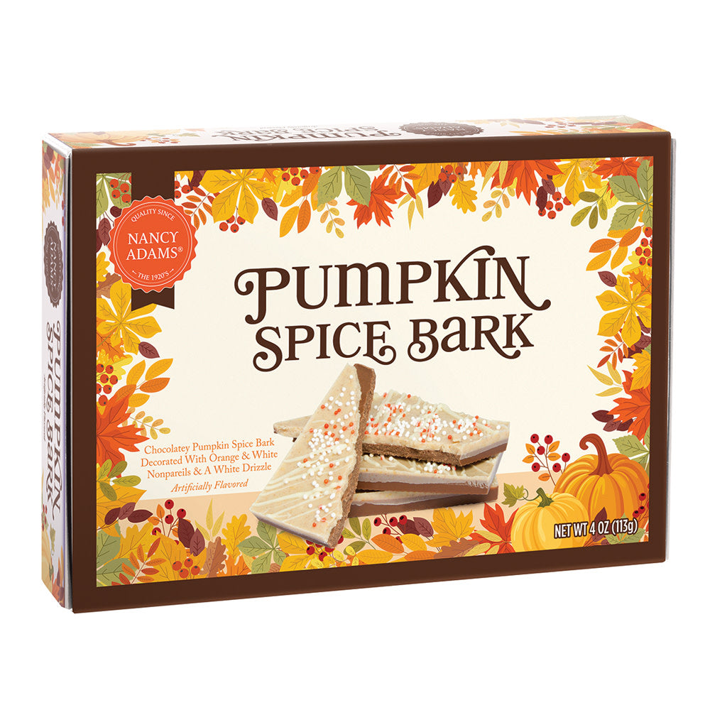 Wholesale Nancy Adams Pumpkin Spice Bark 4 Oz Box- Bulk