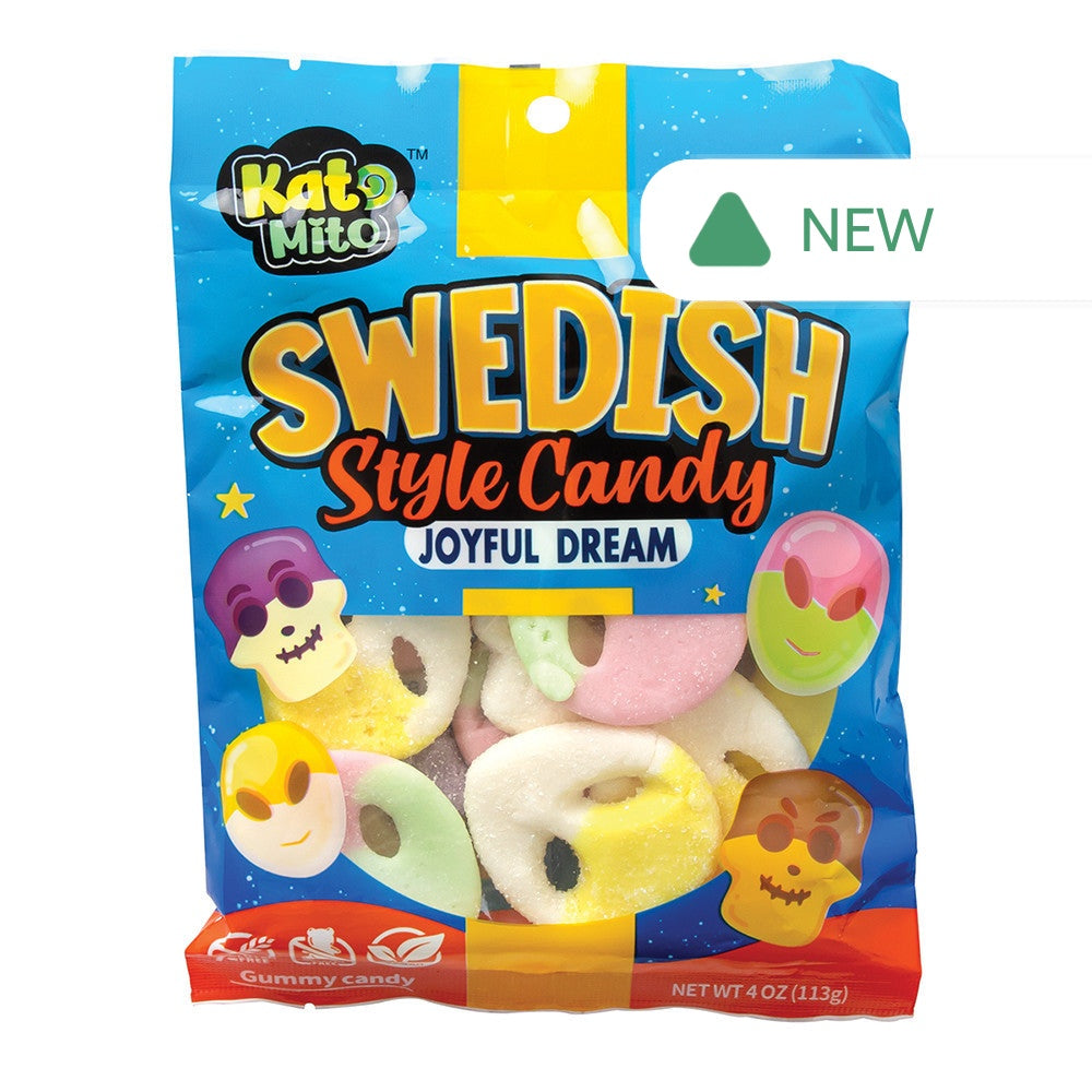 Wholesale Swedish Style Candy Joyful Dream 4 Oz Peg Bag- Bulk