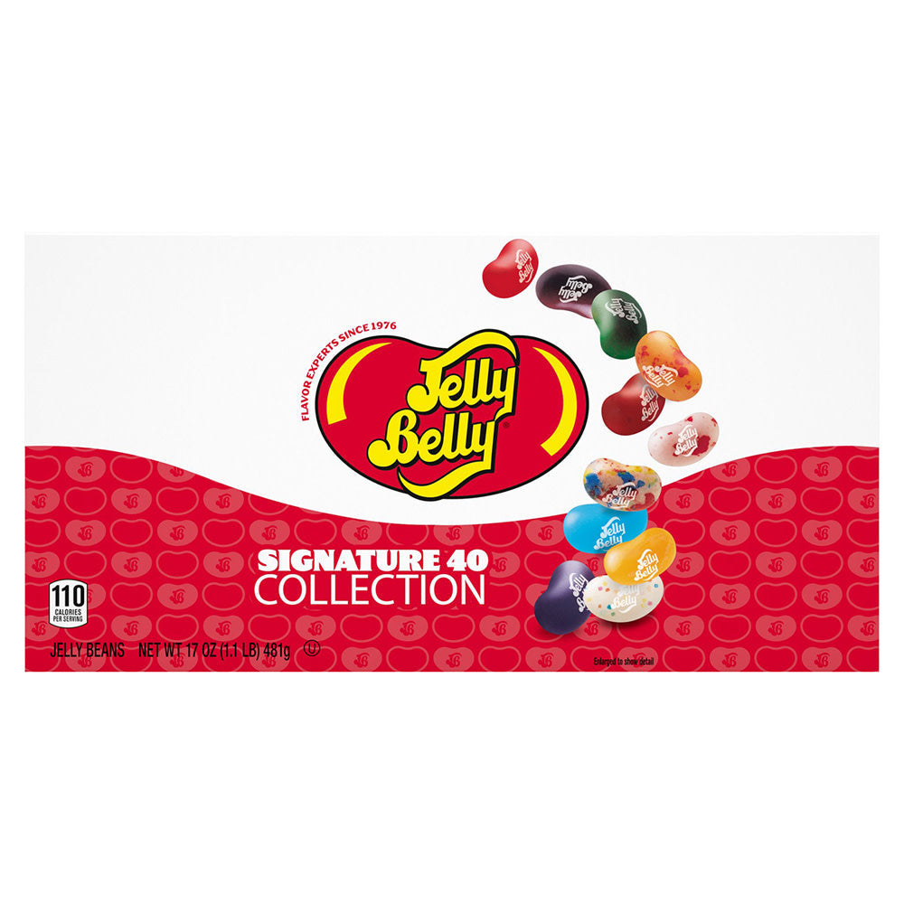 Wholesale Jelly Belly Signature 40 Collection 17 Oz Gift Box- Bulk