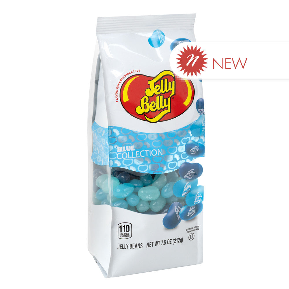 Wholesale Jelly Belly Color Collection Blue 7.5 Oz Gift Bag- Bulk
