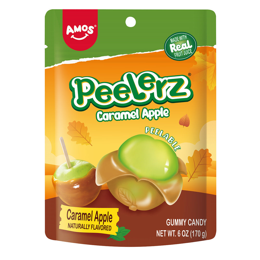 Wholesale Peelerz Gummy Caramel Apple 6 Oz Bag- Bulk