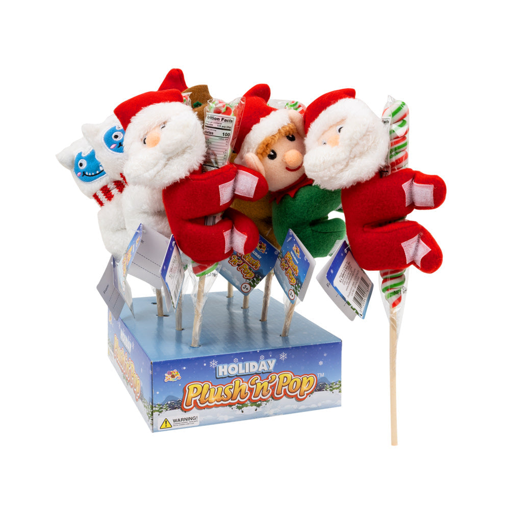 Wholesale Holiday Plush 'N' Pop 1.76 Oz- Bulk
