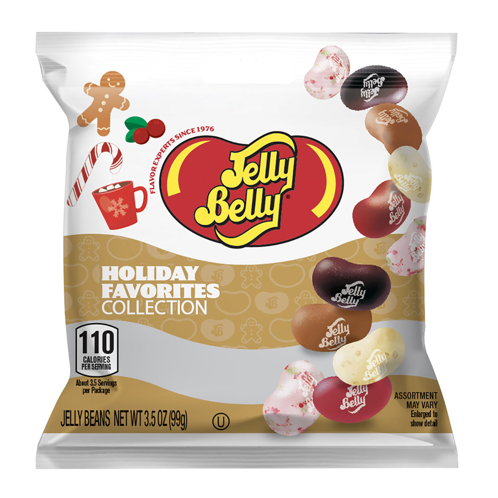 Wholesale Jelly Belly Holiday Favorites Collection 3.5 Oz Peg Bag- Bulk