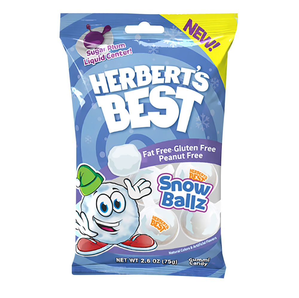 Wholesale Herbert'S Best Snow Ballz 2.6 Oz Peg Bag- Bulk