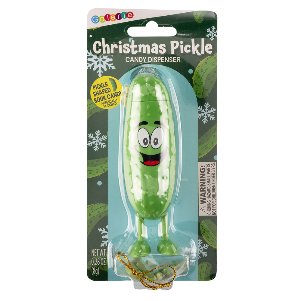 Wholesale Christmas Pickle Candy Dispenser 0.28 Oz Blister- Bulk