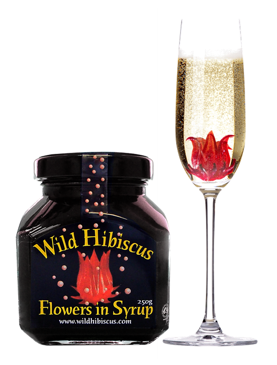 Wholesale Wild Hibiscus Flowers In Syrup- Bulk