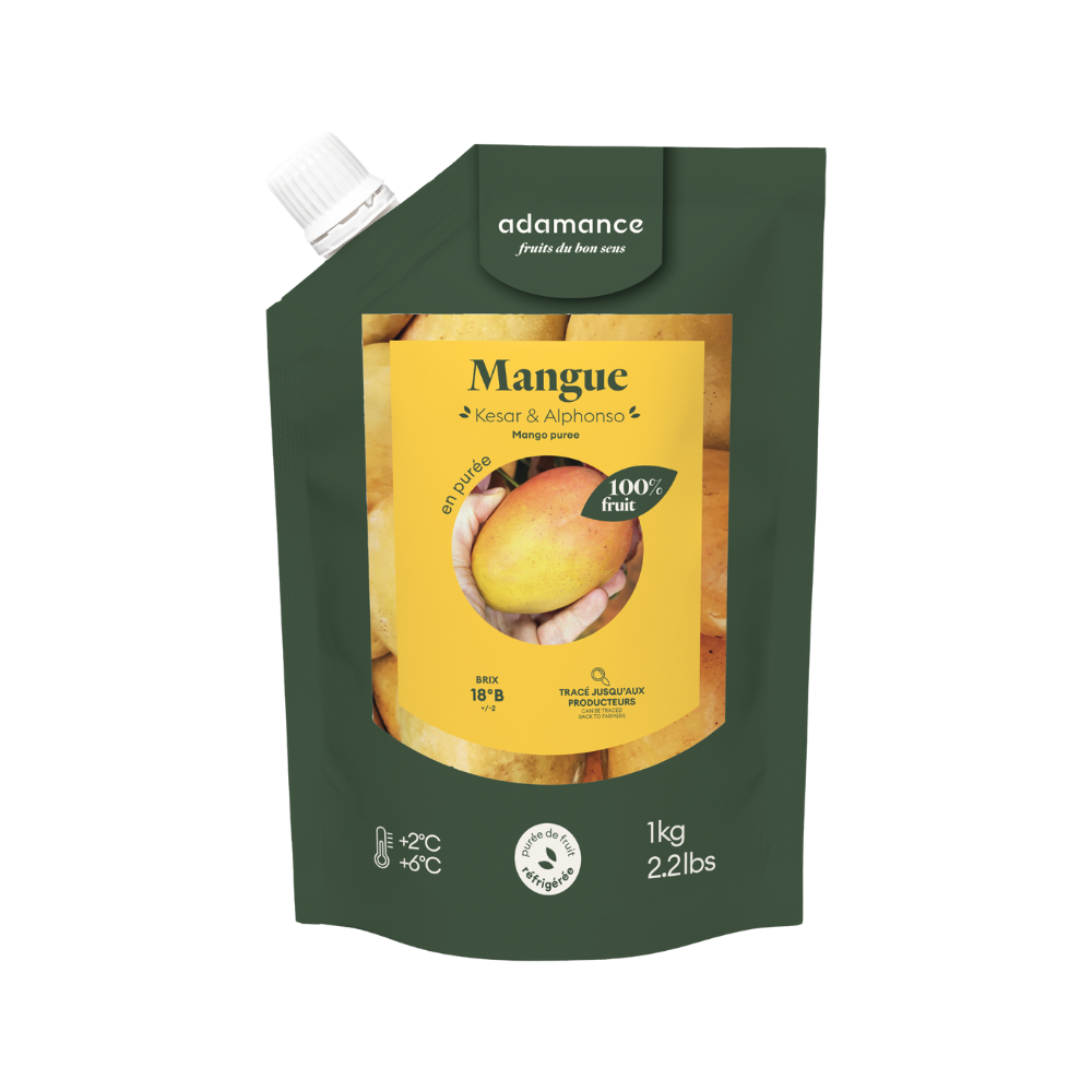 Wholesale Adamance Case Mango Fruit Puree- Bulk