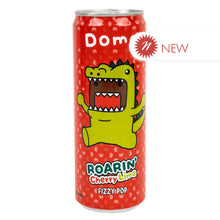 Wholesale Domo Roarin’ Cherry Lime Fizzy Pop 12 Oz Can- Bulk