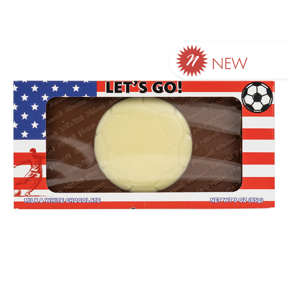 Wholesale MoMints Soccer Milk And White Chocolate 3 Oz Bar- Bulk