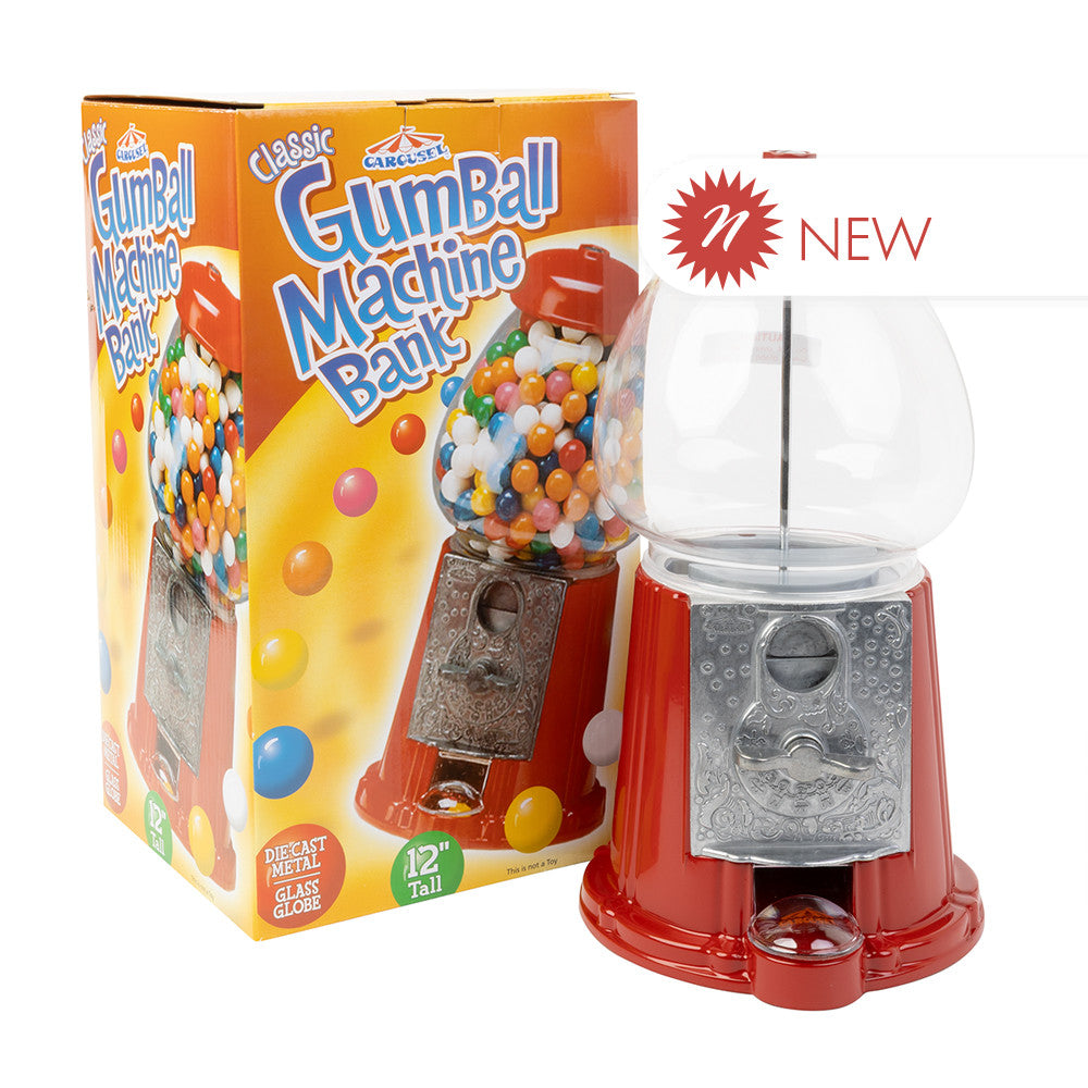 Wholesale Classic Junior Gumball Machine Bank- Bulk