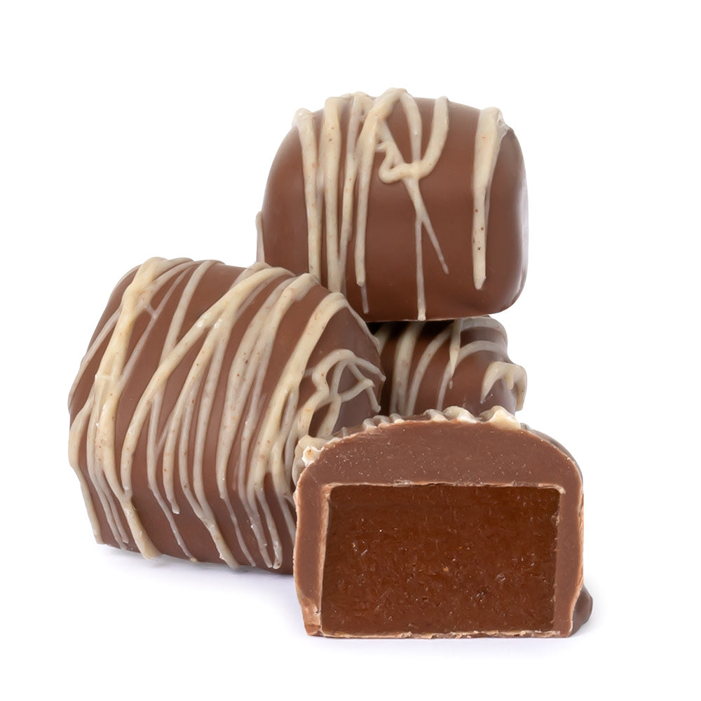 Wholesale BoxNCase Milk Chocolate Pumpkin Spice Caramels- Bulk