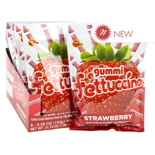 Wholesale Fettuccine Strawberry Gummi 5.29 Oz Pouch- Bulk