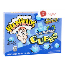 Wholesale Warheads Blue Raspberry Cubes 3 Oz Theater Box- Bulk