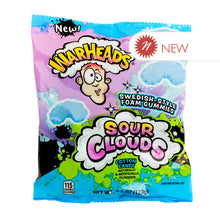 Wholesale Warheads Cotton Candy Sour Clouds 4.5 Oz Peg Bag- Bulk