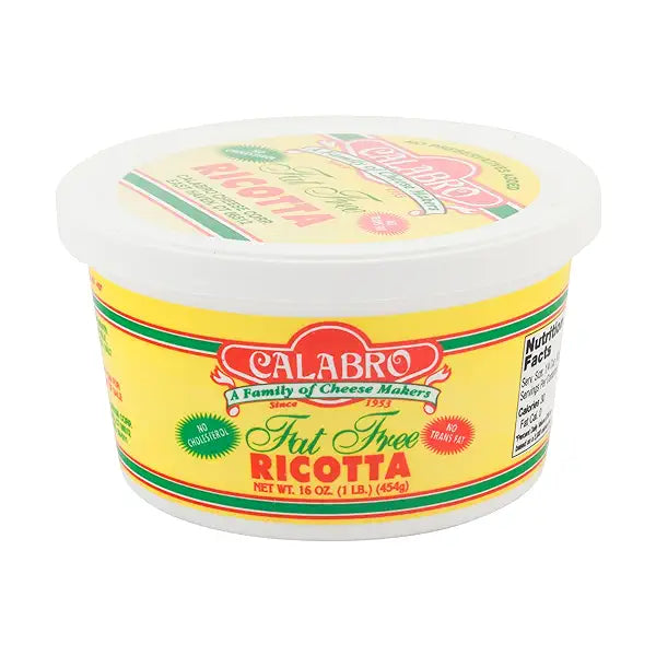 Wholesale Calabro All Natural Cheese Fat-Free Ricotta 16 oz- Bulk