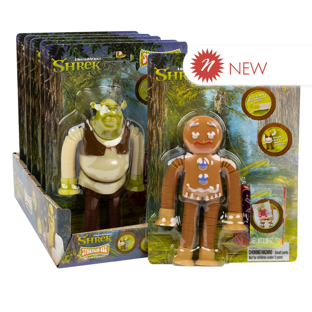 Wholesale Shrek Stretch-Eez With Candy 0.35 Oz- Bulk