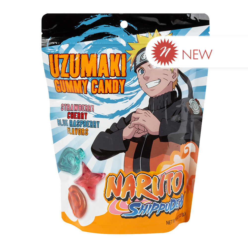 Wholesale Naruto Uzumaki Gummy Candy 8 Oz Pouch- Bulk