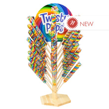 Wholesale Twisty Unicorn Pops Rainbow Colors 3 Oz With Wooden Tree- Bulk