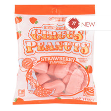 Wholesale Melster Strawberry Marshmallow Circus Peanuts 4 Oz Peg Bag- Bulk