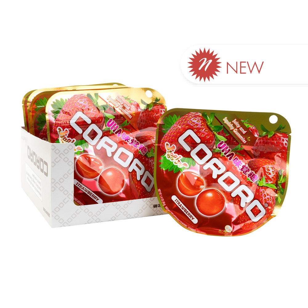 Wholesale Uha Mikakuto Cororo Strawberry 1.41 Oz Pouch- Bulk